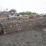 دیوار ساحلی در روستای یشد